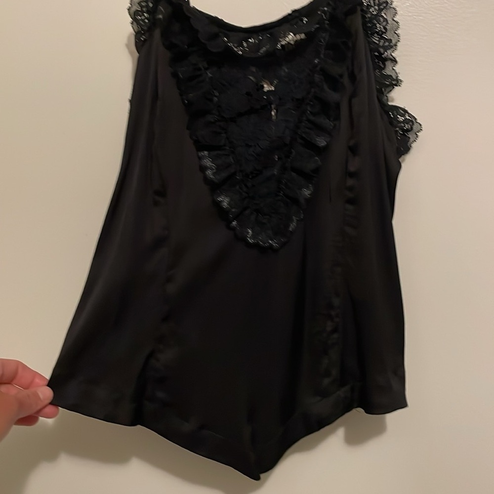 NWT Chasing Unicorns Used To Love Her Satin + Lace Camisole ❤️ - Picture 7 of 10
